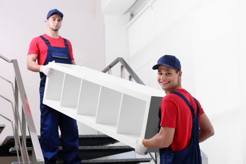 Careful furniture handling during a Kensington removal