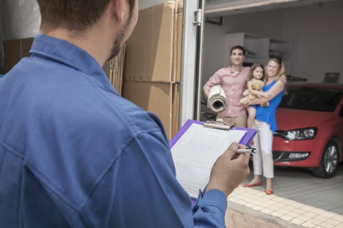 Kensington flat move with careful lifting and packing support