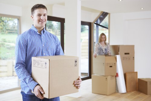Packing and preparation for a Kensington man with van move