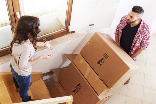 Professional removal van service for a Kensington flat move