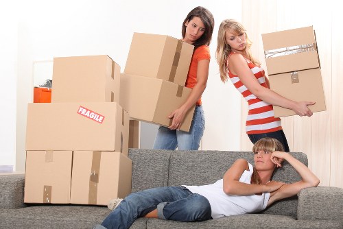 Customer reviewing a removal service booking confirmation