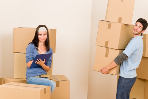 Moving van ready for residential and commercial moves around Kensington