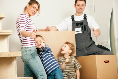 Local commercial movers handling an office move near Kensington streets